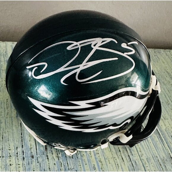 Philadelphia Eagles Signed NFL Mini Helmet Donovan McNabb #5 Quarterback - Picture 2 of 6